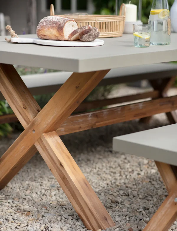 Garden Trading Burford Table And Bench Set - Image 2