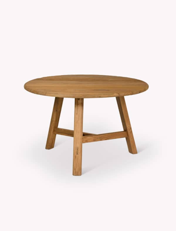 Garden Trading Hawthorne Round Slatted Dining Table - Image 7