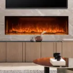 Hunter EF60 Insst Electric Fire Displaying Flame Effect