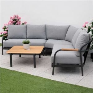 Nova Ashley Corner Sofa Lounging Set with Rectangular table