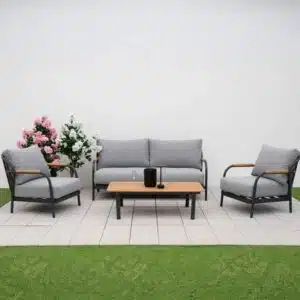 Nova Ashley Lounging Sofa Set With Rectangular Coffee table