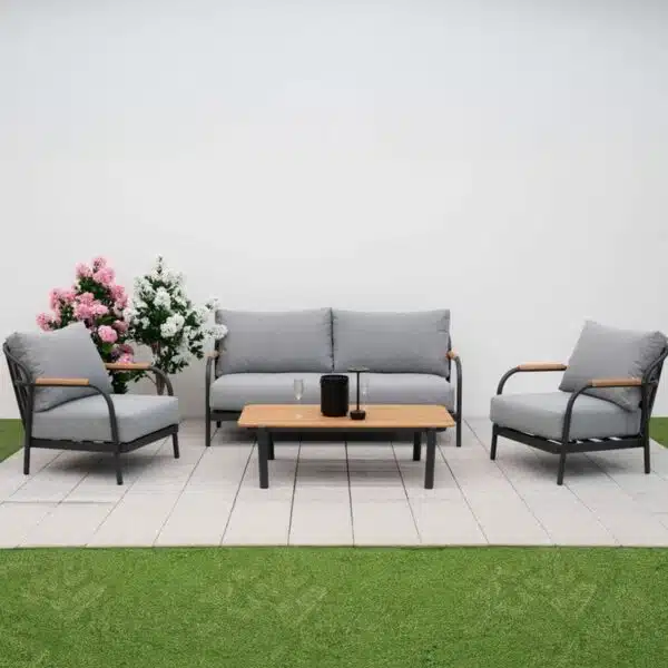 Nova Ashley Lounging Sofa Set With Rectangular Coffee table