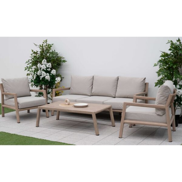 Nova Eleanor 3 Seater Sofa Set With Rectangular Coffee Table
