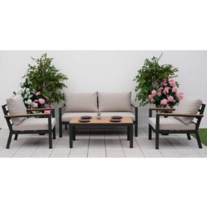 Nova Heidi 2 Seater Sofa Set With Rectangular Coffee Table