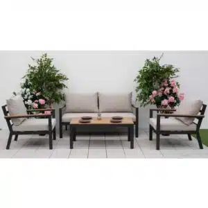 Nova Heidi 2 Seater Sofa Set With Rectangular Coffee Table