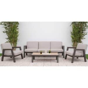 Nova Hunter 3 Seater Sofa Set With Rectangular Coffee Table