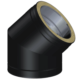 Dinak DW Design Twin Wall Flue 45 Degree Elbow