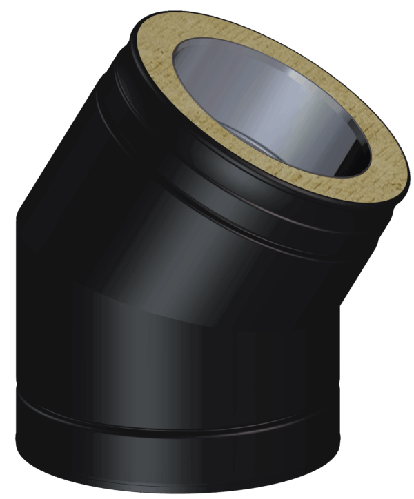 Dinak DW Design Twin Wall Flue 30 Degree Elbow