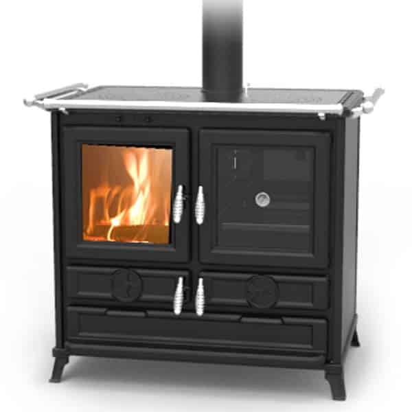 Thermorossi Klara Wood Burning Cooker Anthracite