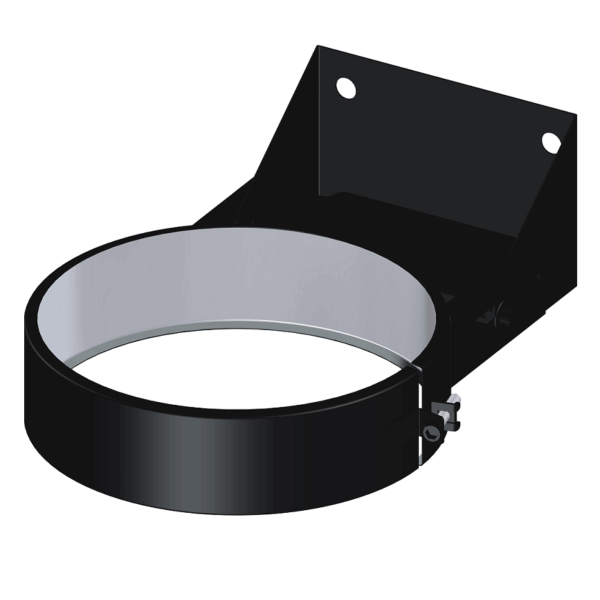 Dinak DW Design 5" (130mm) Black Adjustable Wall Support 70-120mm