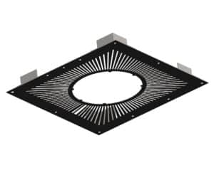 Dinak DW Design 5" (130mm) Ventilated Firestop Plate G80 Black