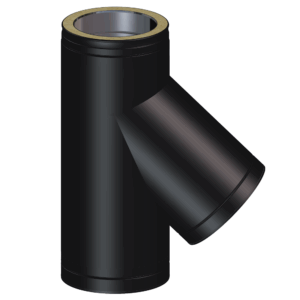 Dinak DW Design 5" (130mm) Stainless Steel 135 Degree Tee