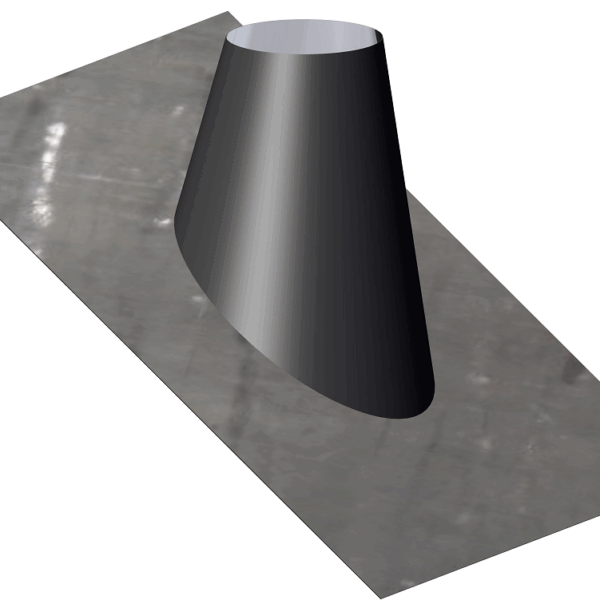 Dinak DW Design 5" (130mm) Black Flashing 5/30 Degrees