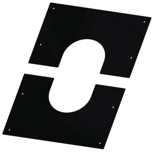 Dinak DW Design 5" (130mm) Squared Wall Finishing Plate 0/30 Degrees