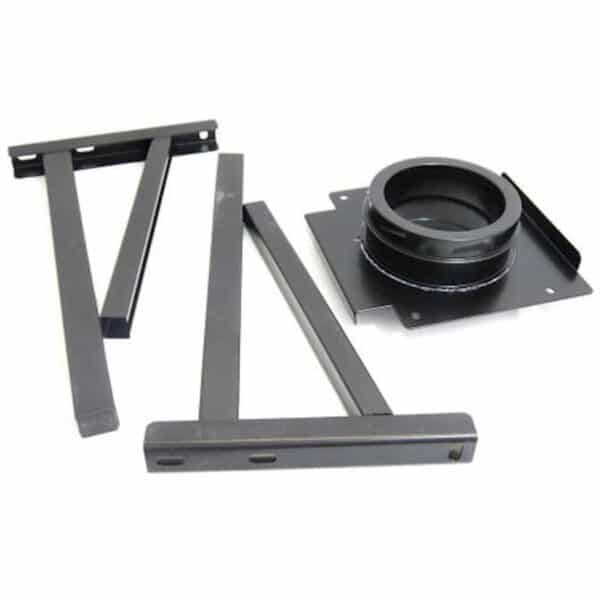 125mm Internal Diameter ICID Adjustable Wall Support - 100mm To 350mm Stand Off