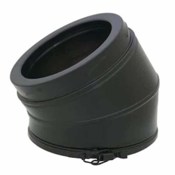 125mm Internal Diameter ICID Plus 30 Degree Elbow - Matt Black