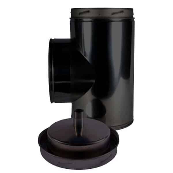 125mm Internal Diameter ICID Plus 45 Degree Elbow - Matt Black