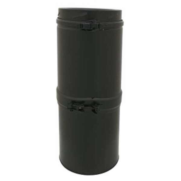 125mm Internal Diameter ICID Plus Adjustable Pipe 215mm To 310mm - Matt Black