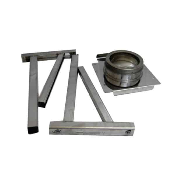 125mm Internal Diameter ICID Plus Adjustable Wall Support - 100mm - 350mm Stand Off