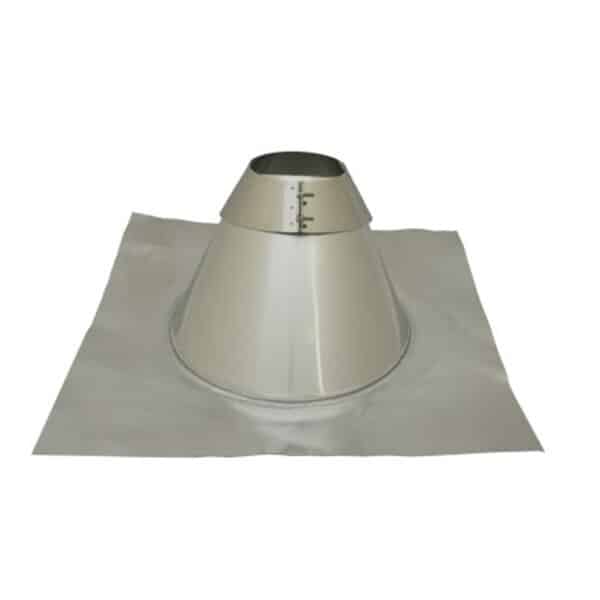 125mm Internal Diameter ICID Plus Angled Flashing 5 To 45 Degree And Storm Collar