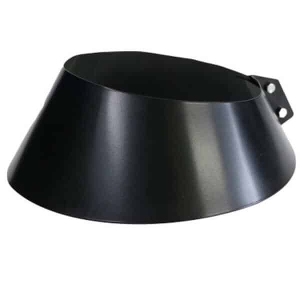 125mm Internal Diameter ICID Plus Angled Storm Collar - Matt Black