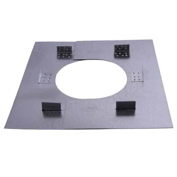 125mm Internal Diameter ICID Plus Fire Stop Plate - Two Piece - Non Combustible Floor