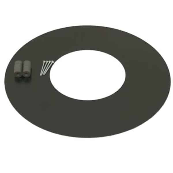 Schiedel 6" (150mm) Internal Diameter ICID Plus Magnetic Cover Ring - Black