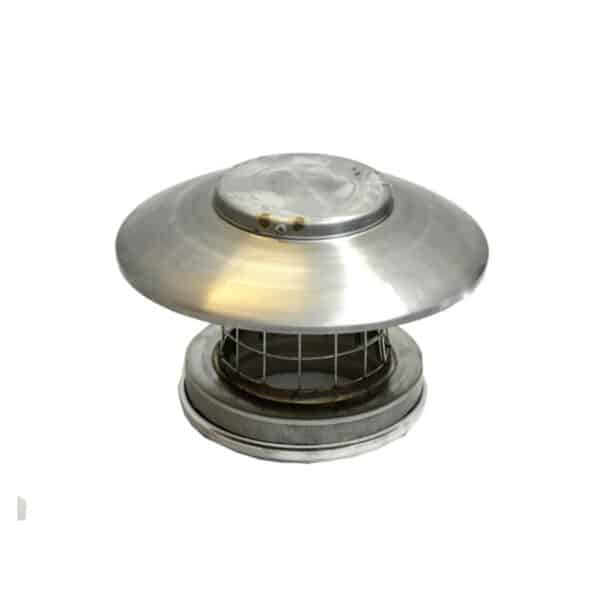 125mm Internal Diameter ICID Plus Rain Cap Terminal With Mesh