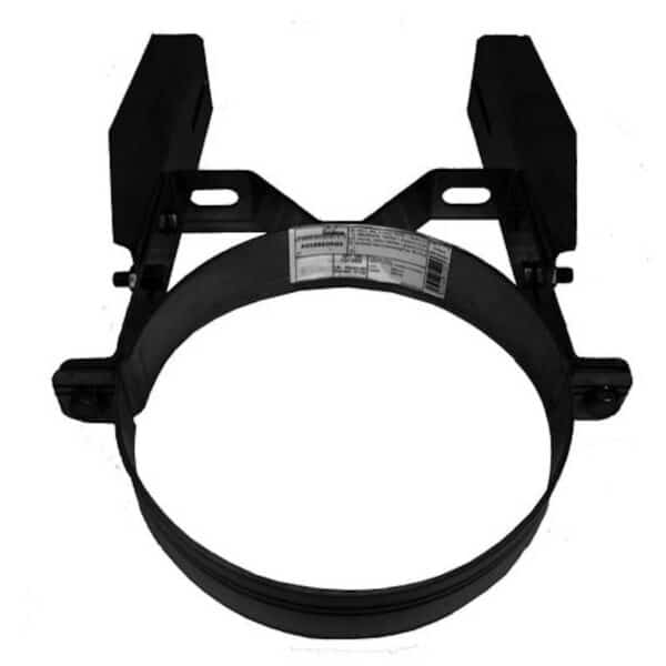 125mm Internal Diameter ICID Plus Structural Wall Band Extension 137-176mm Matt Black