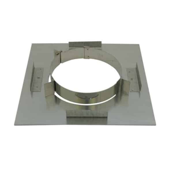125mm Internal Diameter ICID Plus Support Plate And Clamp - Non Combustible Floor