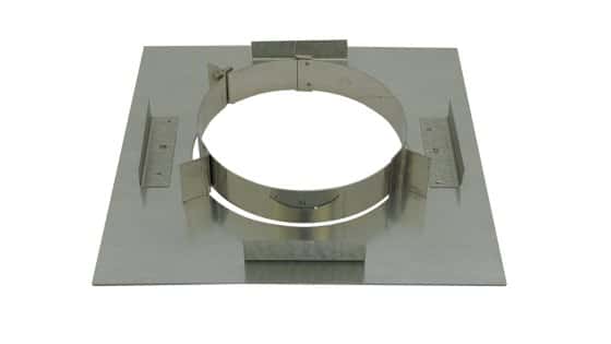 125mm Internal Diameter ICID Plus Support Plate And Clamp - Non Combustible Floor