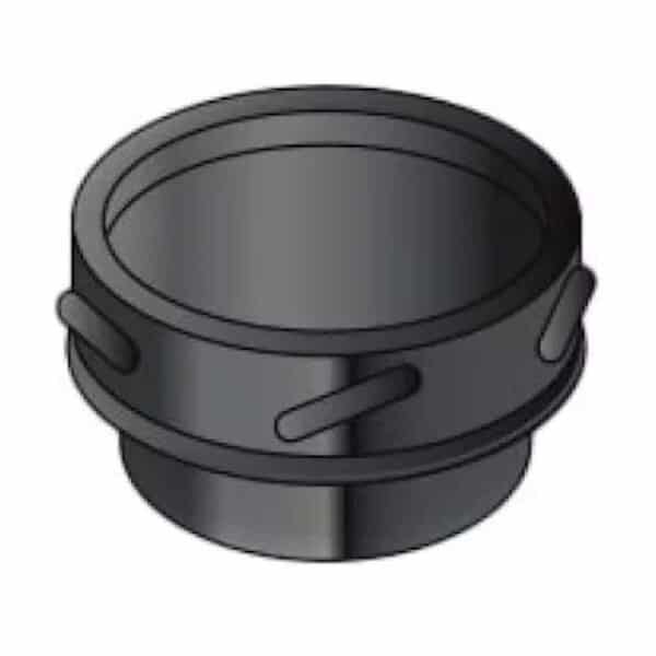 125mm Internal Diameter ICID Plus Tee Cap Matt Black
