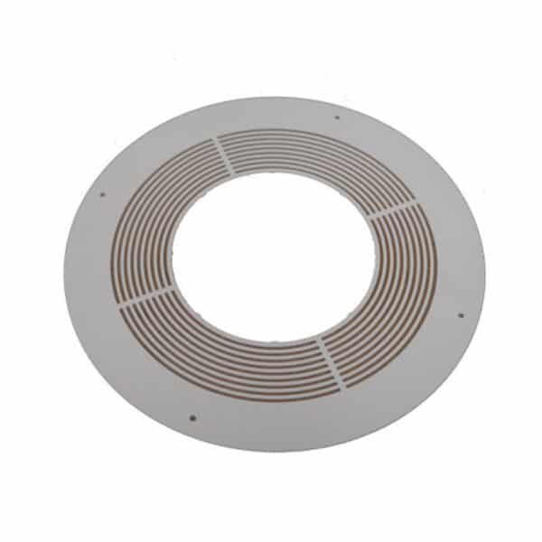 125mm Internal Diameter ICID Plus Ventilated Round Fire Stop - One Piece - White