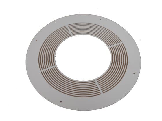 125mm Internal Diameter ICID Plus Ventilated Round Fire Stop - One Piece - White