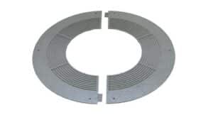 125mm Internal Diameter ICID Plus Ventilated Round Fire Stop - Two Piece