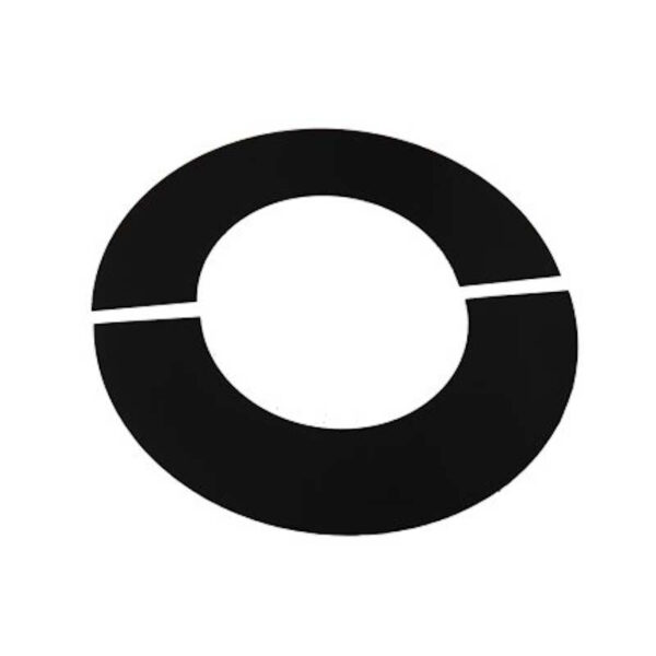 135° Trim Collar Two Piece For 125mm Internal Diameter ICID Plus - Matt Black