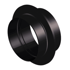 Dinak DW Design 6" (150mm) Black Boiler Adaptor