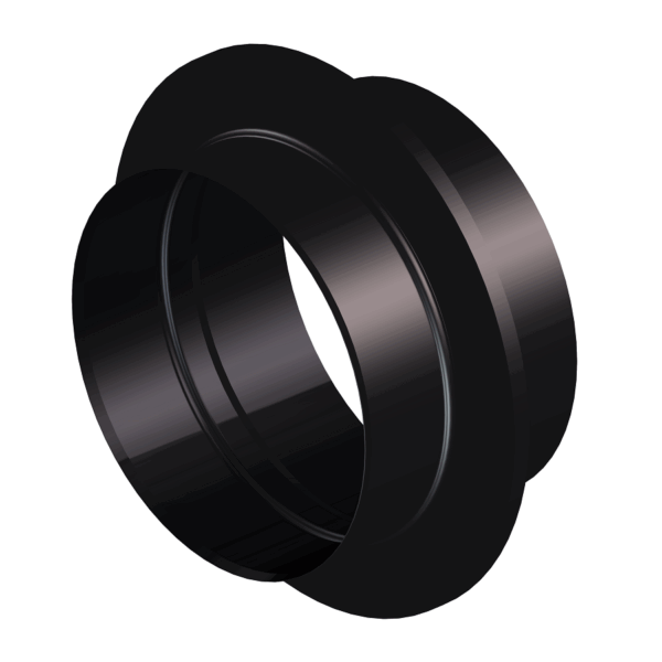 Dinak DW Design 6" (150mm) Black Boiler Adaptor