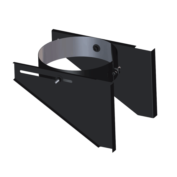 Dinak DW Design 6" (150mm) Black Retrofit Base Support