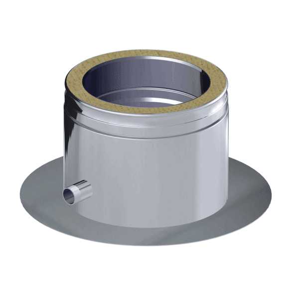 Dinak DW Design 5 (130mm) Stainless Steel Base Plate With Drain