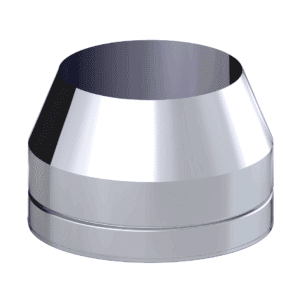 Dinak DW Design 6" (130mm) Stainless Steel Open Terminal