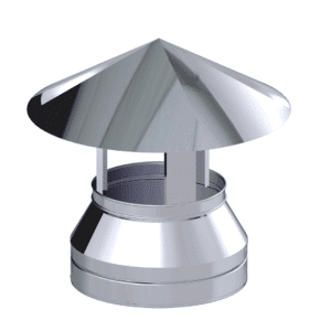 Dinak DW Design 6" (150mm) Stainless Steel Raincap