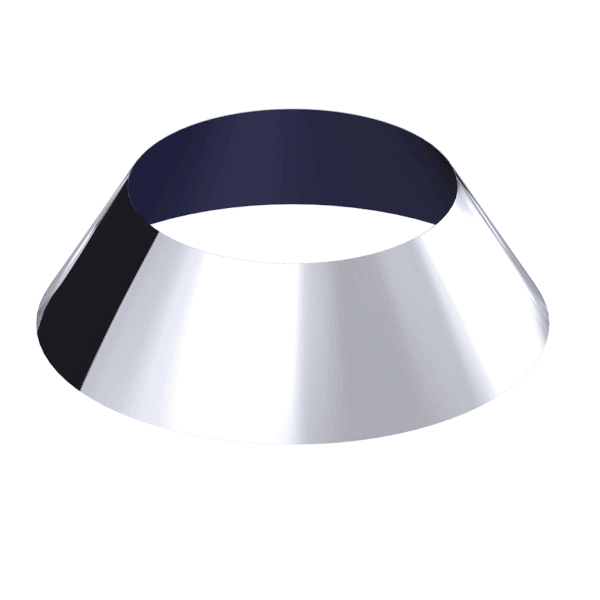 Dinak DW Design 6" (150mm) Stainless Steel Storm Collar