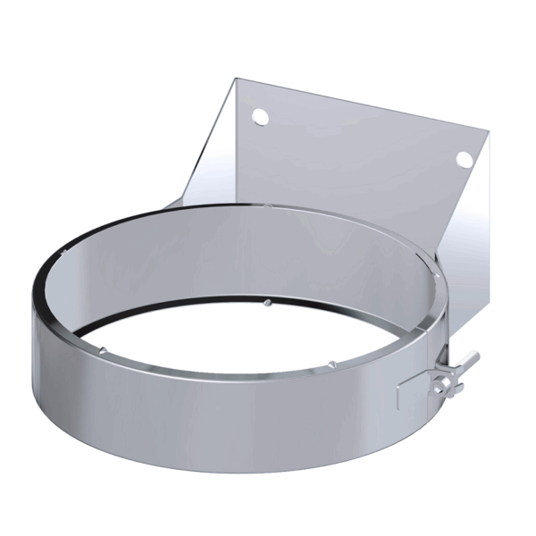 Dinak DW Design 6" (150mm) Stainless Steel Wall Support