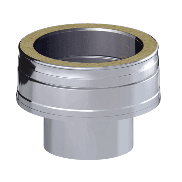 Dinak DW Design Stainless Steel 5" to 6" Increasing Adaptor