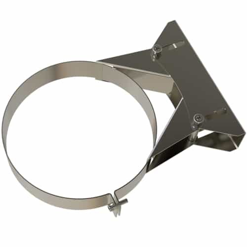 TW Pro Matt Black 6" (150mm) Premium Wall Bracket 50mm To 90mm