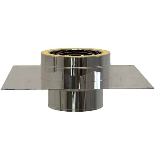 TW Pro Stainless Steel 5" (125mm) Push Fit Chest Mounting Plate