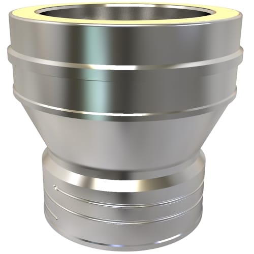TW Pro Stainless Steel Flex To Twin Wall Adaptor 6" (150mm)