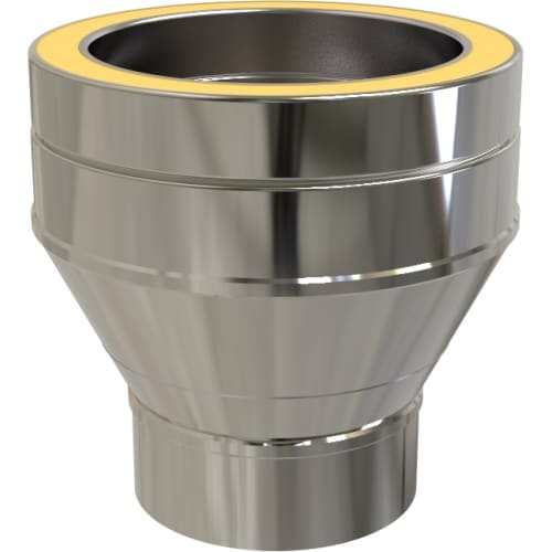 TW Pro Stainless Steel Single Wall To Twin Wall 5" To 6" (125mm - 150mm)