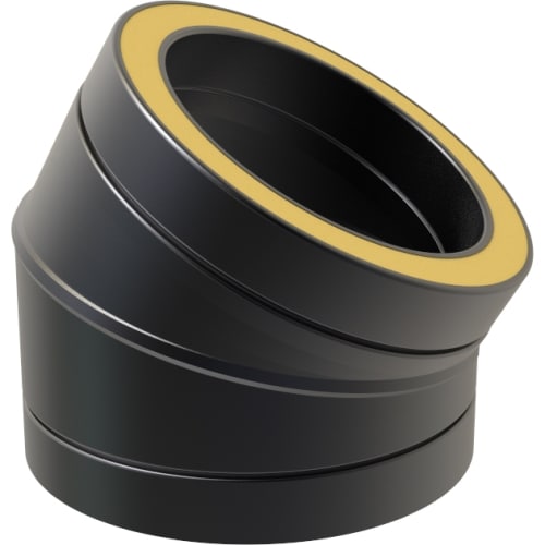 TW Pro Matt Black 6" (150mm) 30 Degree Bend